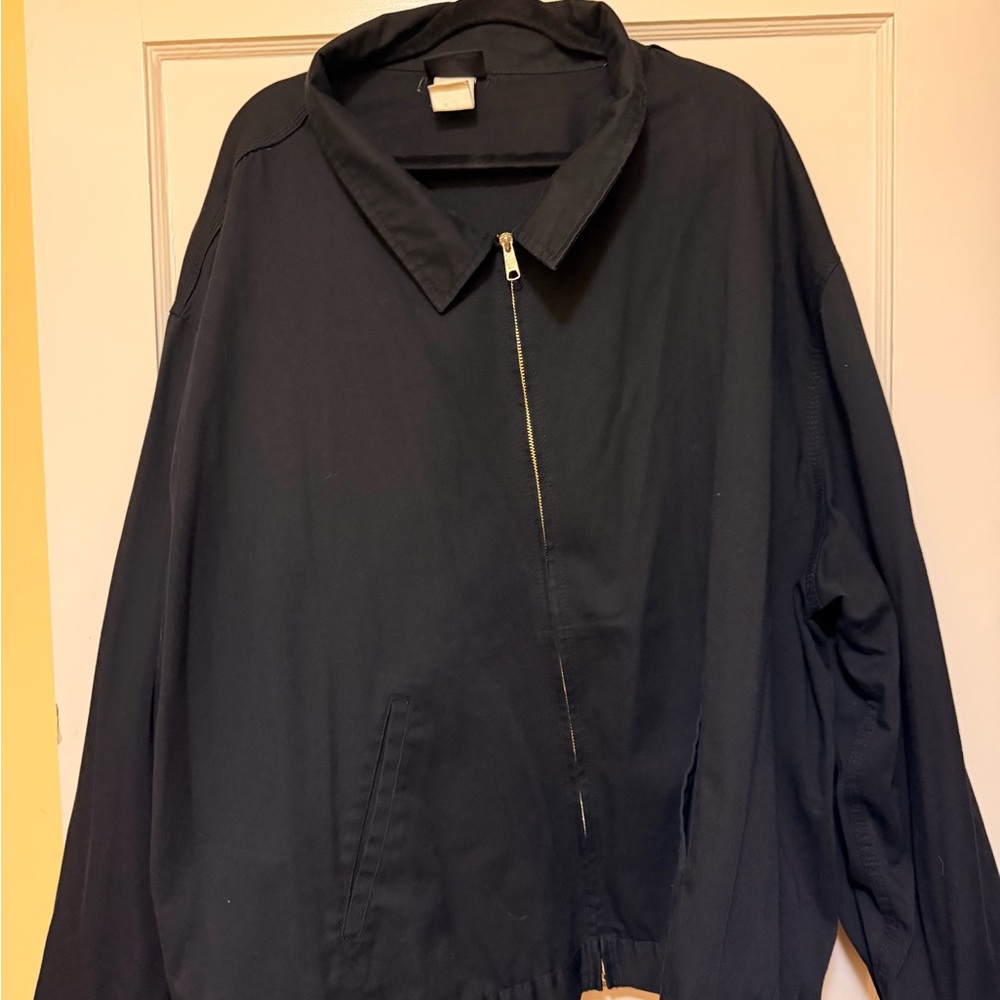 Black Dikies Zip-Up Jacket